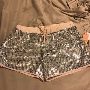 Sequin shorts